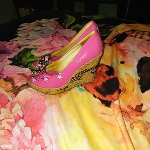 Ed hardy wedges size 9.5